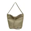 Bolso de hombro cruzado para mujer, nuevo, casual, estampado de leopardo, bolso tipo cubo de chica popular de moda, bolso de axila versátil y moderno