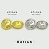Botones Metálicos de Ancla de Barco Estilo Retro Británico, Prendas Exteriores de Lana Estilo Preppy, Botones Versátiles, Suéteres de Traje, Botones Decorativos