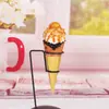 Sobremesa de Leite Quente Modelo Exibição Decoração Sorvete Popular Sobremesa de Leite Quente Sabor Uva Verde