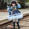 Disfraz de Policía Conejo para Niños, Vestido de Invierno Forrado de Polar, Conjunto de Otoño/Invierno Judy para Niñas, Vestido de Princesa Lolita para Bebé