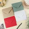 Sobres de papel de pulpa de madera de 120 g de colores, sobres en blanco estilo occidental, sobres para invitaciones de boda y oficina, en stock al por mayor