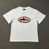 Camiseta Corteiz Serie Alcatraz 230g Manga Corta Estampado de Logo de Letra Moda Trendy de Manga Corta para Hombre y Mujer