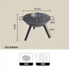 Estufa Circular Utensilios de Cocina para Té Juego Completo Estufa de Barbacoa para el Hogar Parrilla de Carbón para Calefacción al Aire Libre Estufa de Barbacoa de Fibras de Carbono para Interiores