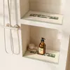 Alfombrilla de baño simple de nicho, absorbente de agua, secado rápido, alfombrilla a prueba de humedad, alfombrilla antihongos para estante de baño, alfombrilla de protección y drenaje para encimera de baño