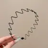 Diadema ondulada invisible sin costuras de corona alta para mujer, adecuada para uso diario, diadema que no aprieta, pinza para el pelo para lavarse la cara, accesorio para el pelo