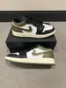 Zapatos Aj1 Obsidian Negro y Blanco Panda para Hombre y Mujer Negro Rojo Gris Blanco Negro Bajos Otoño e Invierno de Caña Baja Casual Pareja Zapatos Deportivos