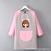 Delantal infantil al por mayor impermeable manga larga ropa protectora estudio de arte ropa de pintura jardín de infantes cena babero anti-manchas