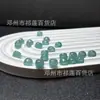 Pedras Azuis de Jade Calcedônia Água Estilo Antigo Contas Cilíndricas Contas Separadoras Ágata Vermelha do Sul Calcedônia Hetian Contas Soltas Venda por Atacado Pulseiras DIY