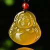 Colgante de calcedonia blanca hielo Maitreya de Buda de jade de ágata roja multicolor colorido colgante de Buda Live Supply