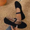 Transfronterizos Europeos y Americanos Talla Única Nuevos 2026 Mocasines sin Cordones de Una Correa Talla Grande Casual Verano para Mujer Venta al por Mayor Talla Grande