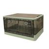 Caja de almacenamiento para coche engrosada, caja de almacenamiento de ropa para el hogar con apertura lateral, armario de almacenamiento plegable de gran capacidad para juguetes y artículos diversos.