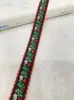 Cinta de lazo para oreja de madera de 2 cm, cinta de estilo étnico, accesorios para el cabello, cinta para tocado, ropa étnica, encaje para ropa