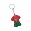 Llavero de Jersey de PVC de Equipo de España Francia Alemania Portugal Países Bajos Italia de la Copa Mundial