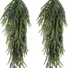 Colgante de Pared Artificial de Aguja de Pino de Norfolk Transfronterizo Amazon Navidad Planta Verde Falsa Decoración de Puerta de Casa Pegamento Blando Decorativo