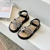 Chinelos Infantis, Sapatos Brilhantes de Princesa, Novo Estilo Verão 2026 Chinelos Infantis, Sapatos de Encaixe Estilosos para Meninas Pequenas