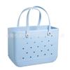 En Stock Bolsa de Almacenamiento Perforada de Eva Moldeada por Inyección Bolsa de Playa de Eva Almacenamiento Cesta de Baño Bolsa Tote Impermeable