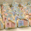 Conjunto Completo de Bolsas de Tricô Espessas de Lembrança, Sacolas de Presente Portáteis, Bolsas de Lembrança, Bolsas de Tricô com Flor de Tulipa