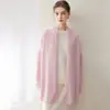 Cardigã de cashmere feminino %cashmere puro Consinee escovado solto malha slim-fit base casaco de malha tamanho único