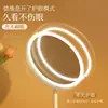 Espejo de maquillaje con espejo y luces, espejo de escritorio LED para belleza, espejo de tocador iluminado para dormitorio