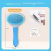 Pente Removedor de Pelos de Cachorro e Gato, Artefato para Remover Nós e Pelos Soltos, Pente Auto-Limpante para Pets, Pente Especial para Pets para Massagem e Remoção de Pelos