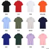 Camisetas 100% Algodão, Roupas de Trabalho, Camisas Polo, Uniformes Corporativos com Logo Personalizado, Camisetas Publicitárias Bordadas de Manga Curta Feitas Sob Medida, Texto Impresso DIY