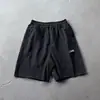 Calça Jogger Bordada com Letra Alcatraz Europeia e Americana Transfronteiriça para Homens, Marca de Moda High Street Solta Shorts Casuais Esportivos Corteiz