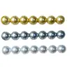 Accesorios de Agujero Medio de Nicho Perla Imitación Shijia de Alto Brillo Cuentas Redondas Blancas Australianas Cuentas Sueltas para DIY Collar Pulsera Joyería