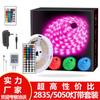 Tira de luces LED RGB 2835 Bluetooth 5050 Wifi con 24 teclas 44 teclas 12V Set de tira de luces de colores Procesamiento personalizado