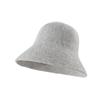 [Oferta Especial] Sombrero de Pescador para Mujer Más Fácil de Combinar Sombrero de Cuenca Plegable Bombín Cálido Elegante y Moderno Sombrero de Pescador de Lana Pura