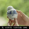 Serie de Juego de Té Pintado a Mano de las Dinastías Tang y Song, Juego de Té Kung Fu para Uso Doméstico, Incluye Gaiwan, Tetera, Tazas de Té, Posavasos, Recipiente para Té y Colección de Cuchara para Té