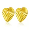 Pendientes Populares de Acero Inoxidable en Internet Europeos y Americanos para Mujer Lujo Ligero Transfronterizos Elegantes Retro Moda Joyería de Acero de Titanio de Gama Alta