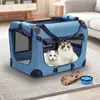 Fábrica de Origem Transportador de Animal de Estimação para Carro Caixa para Pet, Canil para Cães Médios e Grandes, Bolsa Portátil para Gatos, Caixa Dobrável para Pet de Grande Capacidade para Uso Externo