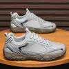 Zapatos Deportivos Casuales de Malla Transpirable para Hombre, Estilo Retro Alemán de Entrenamiento Verano 2026, Anchos, de Punta Ancha para Pies Descalzos, Senderismo al Aire Libre