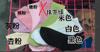 Calcetines Cortos hasta Media Pantorrilla de Color Sólido Transpirables con Raya Vertical Estilo Básico Borde Enrollado para Mujer Estilo Ins de Dongdaemun Corea