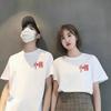 Camisetas Unisex Estilo Hong Kong Hielo Seda Fresco 2025 Versátiles Sencillas Ropa de Pareja Unisex Manga Corta Modernas