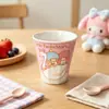 Copo Infantil de Melamina Desenho Animado Copo de Água Fofo Gêmeos Jardim de Infância Resistente a Quedas Copo para Enxaguar a Boca Bebê Copo para Beber Doméstico