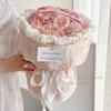 Cinta Navideña Flor Material de Empaque Regalo Decoración para Hornear Material DIY Ramo de Flores Cinta Gasa Cinta Plisada