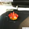 Gancho trasero decorativo en forma de llama sorprendida Casifah, gancho para respaldo de coche, accesorios interiores