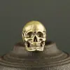 Acessórios de Crânio Sólido de Latão Pingente Um Ano Entre Contas de Buda Pingente de Camiseta Pulseira com Contas Fivela Decorativa de Contas de Buda