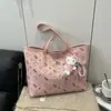 Bolso Tote de Hombro Versátil Simple con Textura, Estampado de Cabeza de Gato Retro Elegante, Nueva Moda Invierno 2026
