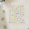 Nuevos Stickers de Arte para Uñas Láser de Estrella de Dopamina de Verano Coloridos Simples DIY Pegatinas para Uñas Decoración de Funda de Teléfono
