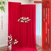 Layout de Sala de Casamento Cortina de Flores de Magnólia Simuladas de Alto Padrão Conjunto Estilo Igual ao do Blogger Decoração de Casamento Área de Fotos para Vestido de Noiva Fundo