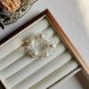 Anillo para el cabello con forma de perla para teléfono, accesorio para la cabeza sencillo y grande, elegante, para coleta, con tendón de goma y cuerda para el cabello con sentido avanzado.