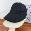 Nuevo Sombrero de Pescador Grueso Cálido de Doble Cara Usable con Forro de Polar, Ala Ancha, Adelgazante para la Cara, Moderno Versátil, de Moda