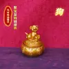 Novo Modelo Doze Signos do Zodíaco Tigela da Fortuna Mouse Giratório, Boi, Tigre, Coelho, Serpente, Dragão, Cavalo, Ovelha, Macaco, Galo, Cão, Porco Ornamento de Mesa de Escritório