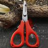 Mini tijeras de pesca Luya Tongs, aparejos multifuncionales para el control de peces, tijeras pequeñas para sedal, pinzas de pesca, equipo de pesca, tijeras.