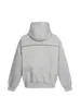 Sudadera Cardigan Retro Americano de Cuello Alto Medio con Capucha para Hombre y Mujer Otoño e Invierno Nueva Silueta Puntada Decorativa Estilo Perezoso Chaqueta con Cremallera