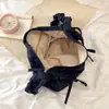 Bolso de mano de lunares estilo francés, nuevo bolso de hombro estilo coreano 2026, casual y moderno, lindo bolso cruzado de gran capacidad estilo japonés