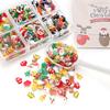8-11mm Navidad Halloween resina mixta DIY parche accesorios niños creativo DIY pulsera material de joyería