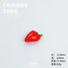Acessórios DIY 3D Mini Decorações Fofas de Frutas e Legumes, Capa de Celular e Enfeites para Pendurar no Carro, Itens Mistos para Atacado